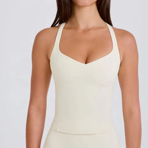 ใหม่โยคะครอปเสื้อกล้ามผู้หญิงเซ็กซี่ยิมกีฬาเสื้อกั๊กฟิตเนสแขนกุดวิ่ง - Product Image 3