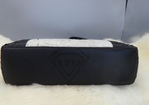 Premium Handcrafted Luxury Leather Handbag Woven Texture Cowhide Fur <b>Patchwork</b> Elegant Women Shoulder <b>Bag</b> Designer Tote - Product Image 6