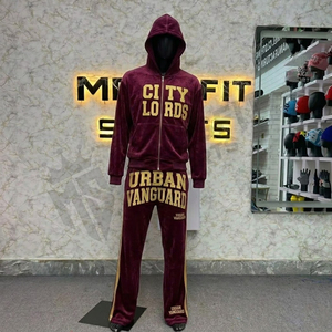 Conjunto Deportivo Personalizado para Hombre con Cierre, Tela de Alta Calidad, Ropa Deportiva, Traje para Correr, Atuendo Elegante para el Gimnasio - Product Image 1