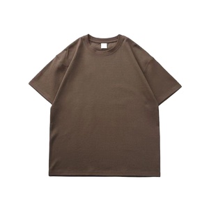 Camiseta extragrande sólida de algodón 100% personalizada, moda de verano para hombre, camisetas clásicas de manga corta, camisetas extragrandes de Hip Hop - Product Image 2