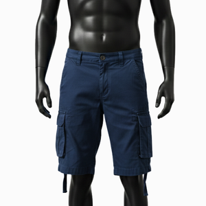 Shorts cargo pour hommes, shorts cargo décontractés pour l'été, shorts cargo pour hommes style streetwear, shorts en coton au-dessus du genou, shorts safari pour hommes - Product Image 1