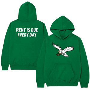 Nouveau design BLACK LAND INDUSTRIES BLI-1492 Sweat à capuche pour homme '47 for Green Philadelphia Double Header Blitz Throwback Cornerback - Product Image 5