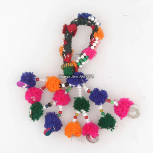 Tribal Bohemian Tassel-Boho Tassel - Hippie Banjara Style Vintage Women Multicolor <b>Bracelets</b> Woven <b>Beaded</b> <b>Bracelet</b> India Antique - Product Image 2
