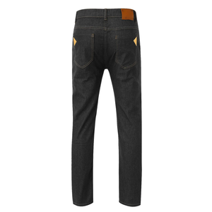 Pantalones vaqueros de mezclilla para hombre, cómodos, lavados, de uso diario, con diseño personalizado, estilo casual, corte ajustado, de Bangladesh. - Product Image 2
