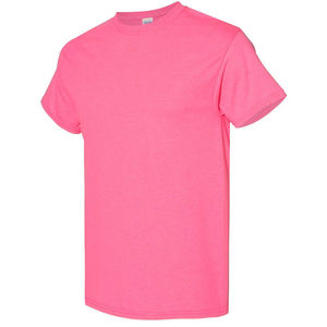 T-shirts décontractés pour hommes en coton 100% tricoté, couleur unie, confortables, ajustés, respirants, séchage rapide, haute durabilité, manches courtes - Product Image 3