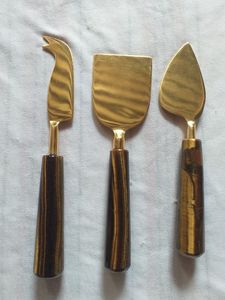 Copper Cheese Knife <b>Set</b> With Three Pieces Durable Design For Food Contact - Product Image 6