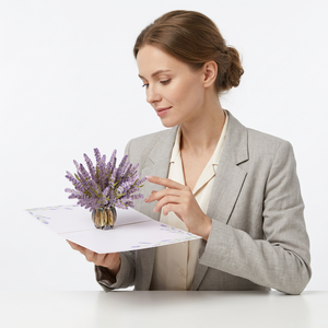 Carte 3D JUNJIN Fête des Mères Papillon, Papier Imprimé par Transfert Thermique, Fleurs Sculptées, Vœux de Fêtes, Bouquet Cadeau, Carte Pliante - Product Image 4