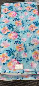 Multi-Color Floral 100% Polyester Linen Woven <b>Fabric</b> Medium <b>Weight</b> 120gsm Chemical-Resistant Quick-Dry Breathable for Suits - Product Image 3
