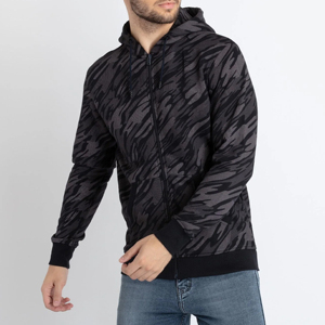 Wholesale Oversized Streetwear Hoodie Men's Full <b>Zip</b> Cotton Fleece Custom Logo Production Men Zipper Hoodides - Product Image 2