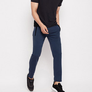 Pantalones de hombre para uso casual, mezcla de algodón, corte ajustado, tela suave para actividades diarias - Product Image 2