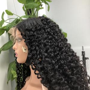 Cheveux humains vietnamiens doublement étirés birmans de 30 pouces noir de jais de densité 200% avec une qualité supérieure frontale - Product Image 4