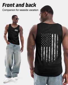 Camiseta sin mangas de algodón informal para hombre, ideal para gimnasio y running, pedido al por mayor - Product Image 4