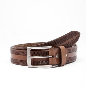 Cinturones de Cuero Genuino Color Marrón con Hebilla de Latón, Hechos a Mano, Estilo Americano, para Hombre, Ecológicos, Hechos en India - Product Image 6