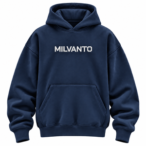 Sweat à capuche blanc personnalisé brodé, coupe oversize pour hommes et femmes, en molleton épais de qualité supérieure, à épaules tombantes - Product Image 5