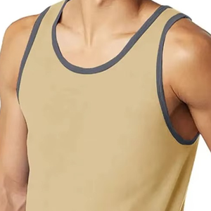 Camiseta sin Mangas Personalizada para Hombre, de Alta Calidad, Impresión por Sublimación, Ajuste Holgado, Precio Razonable, Transpirable - Product Image 5
