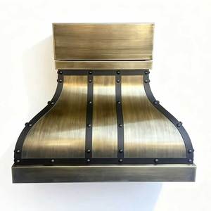 Handcrafted Brass Range Hood Featuring Timeless Design Superior Ventilation Premium Finish For Contemporary Kitchens - Product Image 4