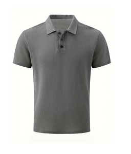 Camiseta de Hombre Transpirable de Algodón/Bambú de Punto Sólido con Manga Corta, Duradera, de Secado Rápido, Moda Sostenible en Tendencia - Product Image 1
