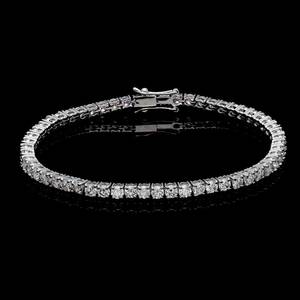 Moissanite <b>Charm</b> Bracelet 925 Sterling Silver Luxury Vintage IGI Certified Octagon Cut Women Elegant Wedding Gift - Product Image 2