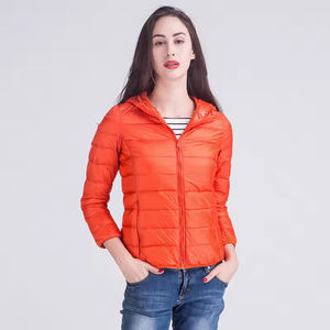 Full Coverage Eco-Friendly Breathable Heated 100% Polyester Puffer <b>Coat</b> <b>Womens</b> Long Quilted Warm Hooded Winter Outdoor Cotton - Product Image 4
