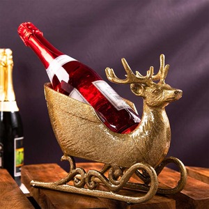 Moderno Exhibidor de Vino de Metal Curvo Creativo para una Sola Botella - Product Image 6