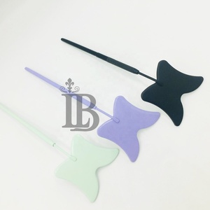 Espejos de Pestañas Butterfly Mirrors Red Lip Lash, de Acero Inoxidable, de Última Tendencia, para Extensión de Pestañas, con Logotipo Mink Sostenible - Product Image 6