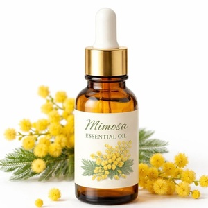 Huile Essentielle de Mimosa Pure et Naturelle en Gros, Distillée à la Vapeur, pour Aromathérapie, Parfumerie, Soins de la Peau et Fabrication de Savons (OEM) - Product Image 1