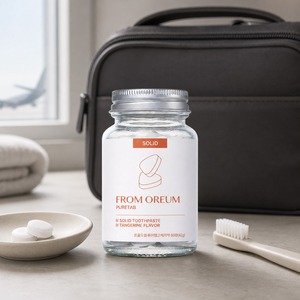 [FROM OREUM] Tabletas de Cepillado Diario con Sabor a Mandarina de Jeju, 60 Tabletas, Pasta Dental Sólida para el Cuidado Bucal - Product Image 3
