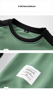 Conjunto Deportivo Personalizado de Invierno en Felpa Francesa Transpirable de Algodón, Sudadera y Pantalones Deportivos con Logotipo Frontal OEM, Ropa Urbana - Product Image 3