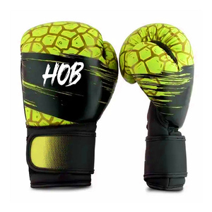 Guantes de Boxeo Profesionales de Diseño Personalizado OEM, Guantes de Entrenamiento Winning, 100% Cuero Sintético Genuino - Product Image 1