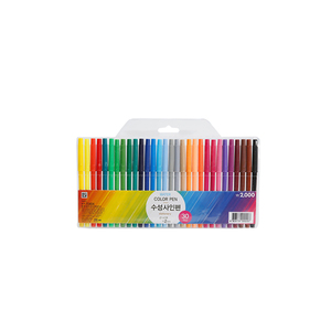 ปากกาศิลปะแบบไม่ลบได้ 12 สี ชนิดน้ำ สองหัว - Product Image 1