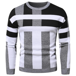 Men's Solid Wool/Acrylic Knitted Breathable & Quick Dry <b>Pullover</b> <b>Sweater</b> Long Sleeve Winter Wear 2027 - Product Image 1