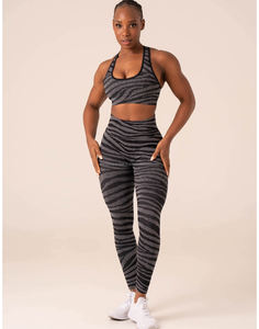 Leggings taille haute pour femmes Séchage rapide et respirant Logo personnalisé pour l'été Running Casual Sports quotidiens-Vente en gros - Product Image 5