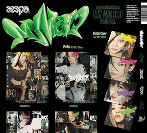 Aespa-3RD มินิอัลบั้ม [โลกของฉัน] โปสเตอร์เวอร์อัลบั้มเคป็อปขายดีของเกาหลี - Product Image 4