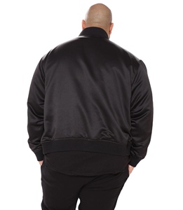 Oem Satin Varsity <b>Jacket</b> 100% Polyester Satin <b>Baseball</b> <b>Jacket</b> <b>Men</b> Spring Letterman <b>Baseball</b> Varsity <b>Jacket</b> - Product Image 2