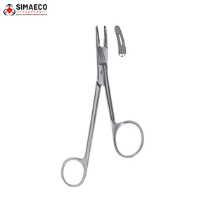Porte-aiguilles GILLIES 16,0 cm en carbure de tungstène TC, à mâchoires droites dentelées, en acier inoxydable, instrument chirurgical réutilisable - Product Image 4