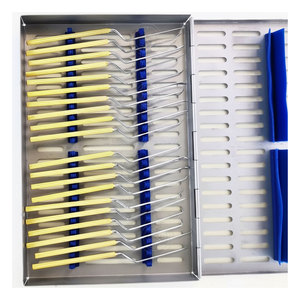 Ensemble de micro-dissecteurs à baïonnette avec manche doré de qualité supérieure, instruments chirurgicaux de précision en acier inoxydable, outil médical - Product Image 4