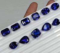 Pierres précieuses Tanzanite naturelle D-Block, formes mélangées, facettées, pour la création de bijoux, au prix de gros