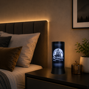 Lord Shiva <b>LED</b> Table Lamp Modern Mahadev Moonlight Night Lamp Spiritual Home Temple Bedroom Decorative Ambient <b>Lighting</b> Gift - Product Image 2