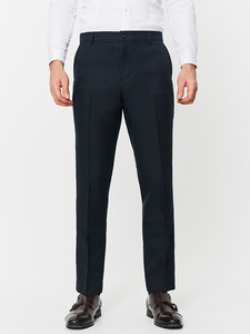 Pantalones de Vestir Formales para Hombre, Corte Recto, Cintura Media, Lona, Transpirables, 100% Algodón, para Oficina, Personalizables - Product Image 3