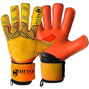 Nuevos Guantes de Portero Profesionales, Palma Delantera de 3.5mm de Látex Giga, Relieve en el Dorso y Corte Híbrido con Inyección de Silicona, Protección para el Pulgar - Product Image 1