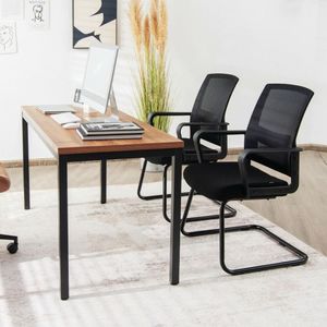 Set di 2 Sedie da Ufficio Ergonomiche con Supporto Lombare per Casa, Ufficio, Soggiorno e Uso Ospedaliero - Product Image 4