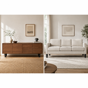 Pata de Mueble Cuadrada de Madera Maciza de 6 Pulgadas, Acabado Natural Negro, Diseño Moderno, Fácil Instalación, Pata de Sofá para Hotel, Sala de Estar, Exteriores - Product Image 4
