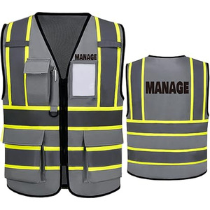Chaleco de Seguridad de Tela con Logotipo, Alta Calidad, Venta al por Mayor, Alta Visibilidad, Reflectante, Nuevo Diseño, Chaleco de Trabajo de Seguridad, Cargado por Dress Sports - Product Image 1