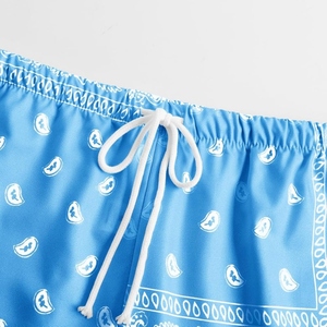 Shorts en mesh imprimé bandana pour homme, motif paisley, légers, pour le basketball et la gym, tissu à séchage rapide - Product Image 4