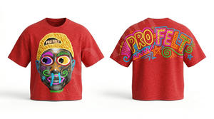 T-shirt tendance streetwear ample et décontracté en coton vintage 100% respirant à manches courtes style hip-hop pour l'été avec logo personnalisé - Product Image 5