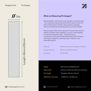 Juego de Calibres de Acero de Alta Precisión de 0.5mm a 1.00mm (Incremento de 0.01mm) 51 Piezas para Inspección de Diámetro - Product Image 6