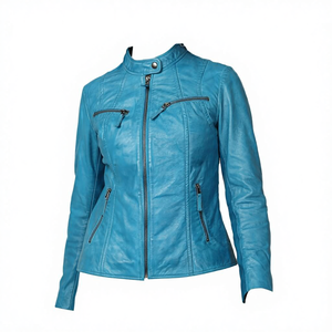 Chaqueta de Cuero Casual para Mujer, Invierno, con Relleno de Algodón Tejido, Corte Ajustado, Diseño Cómodo, Superventas - Product Image 2