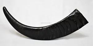 งานหัตถกรรมเครื่องหนังวัวฮอร์นธรรมชาติทำมือสำหรับงานปาร์ตี้งานหัตถกรรมผงไวกิ้งขัดเงา - Product Image 4