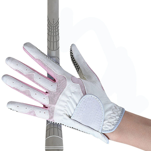 Gants de golf pour hommes de haute qualité, nouvelle arrivée, design squelette imprimé, en cuir suédé véritable, pour le golf. - Product Image 2