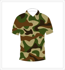 Camiseta Polo de Camuflaje Verde Marrón Beige para Hombre, Manga Corta, Estilo Casual Táctico, Camiseta de Golf - Product Image 4